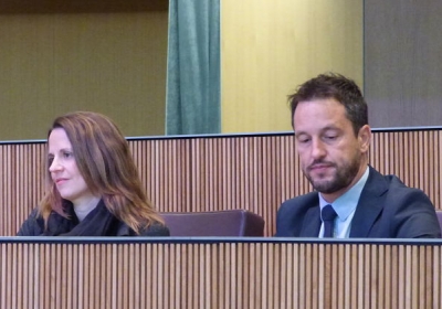 Gili i López durant la sessió del Consell General.