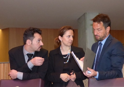 López, amb els també consellers del PS Gerard Alís i Rosa Gili.