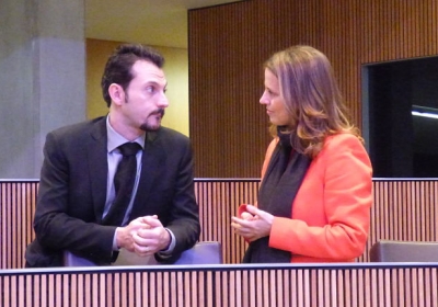 Gerard Alís i Rosa Gili, al Consell General.