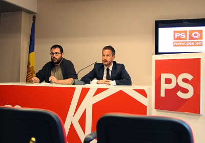 Sánchez i López, durant la roda de premsa (M.M. / Ara.ad).