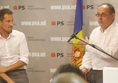 López i Rosell durant el debat de les primàries de fa uns anys (X.Pujol / Diari).