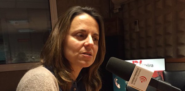 Rosa Gili, durant la seva entrevista a Ràdio Valira (Ràdio Valira)