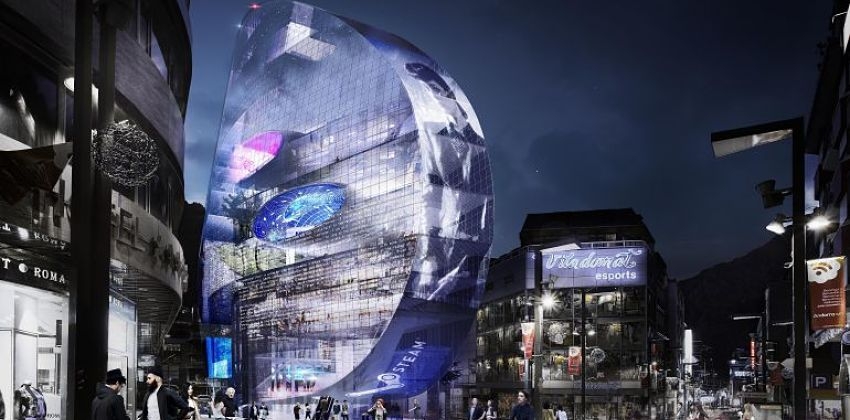 Imatge visual del futur edifici The Cloud.